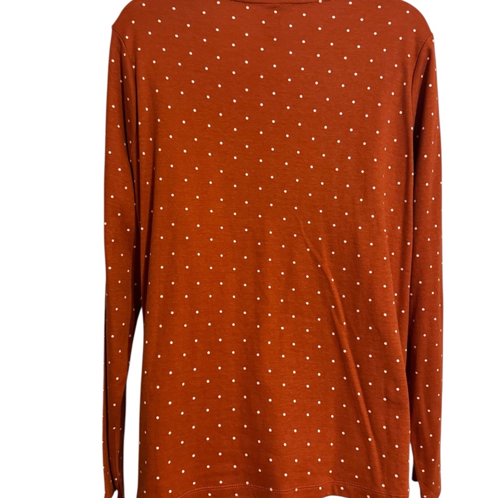 NWT   Polka Dot Long Sleeve Top 2X/PETITE   #CL - Picture 4 of 8
